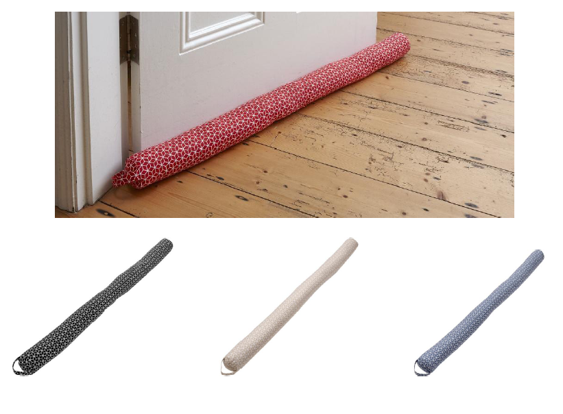 Como Stone Draught Excluder in a stylish design, blocks drafts and noise, enhancing home comfort and energy efficiency.