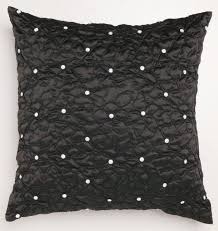 Elegant square cushion with floral embroidery and diamante embellishments, perfect for home decor and comfort.