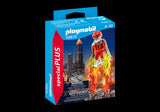 Detailed Playmobil Superhero set featuring various heroes with unique gadgets, perfect for imaginative play and adventure.