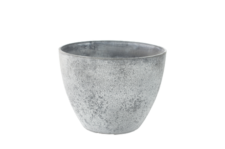 Stylish Nova Small Concrete Pot (22 x 17 cm) for indoor and outdoor plants, made from eco-friendly materials.