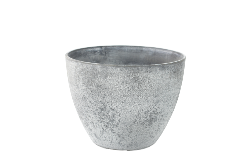 Stylish Nova Small Concrete Pot (22 x 17 cm) for indoor and outdoor plants, made from eco-friendly materials.