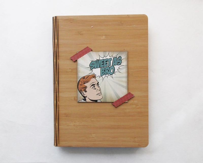 Bamboo Journal - Pop Art: Sweet As Bro - Notebook