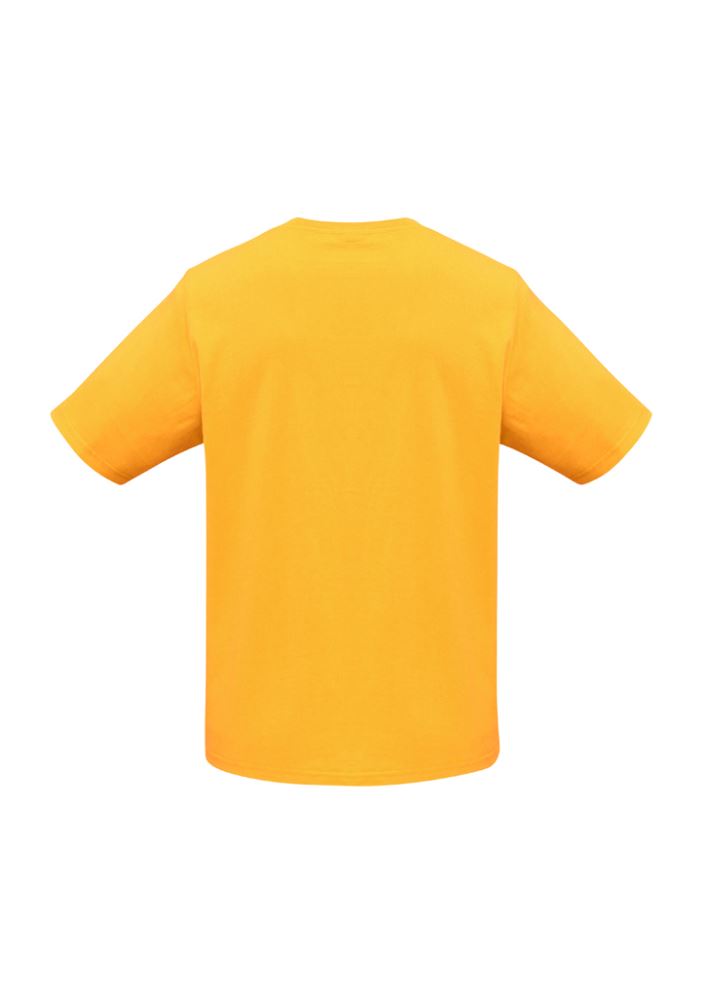Kids Ice Tee in vibrant Gold, size 8, made from soft combed cotton, ideal for comfort and style during active play.