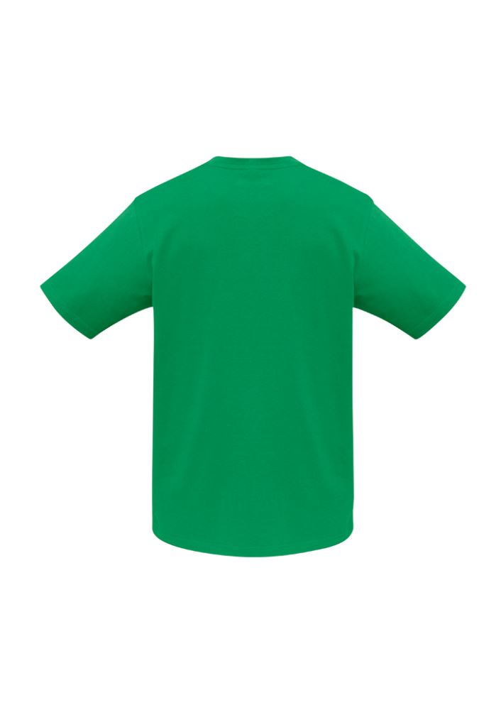 Vibrant Kelly Green Kids Ice Tee, Size 4, 100% soft cotton, perfect for active play and versatile outfits.