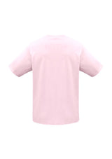 Kids Ice Tee in vibrant pink, size 6, made from soft combed cotton with a stretchable collar for comfort and durability.