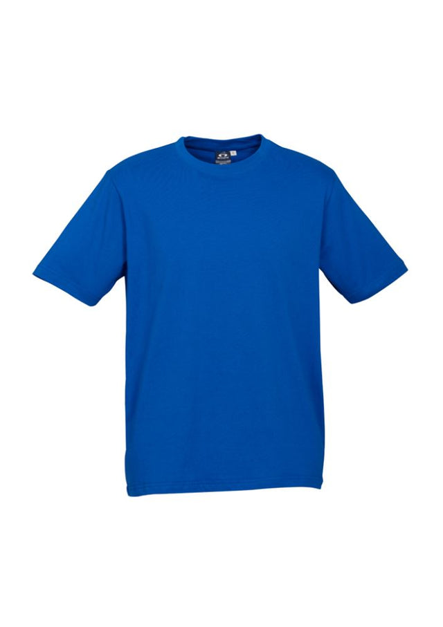 Kids Ice Tee in Royal color, Size 2 featuring soft cotton, ribbed collar, durable design, perfect for playful toddlers.