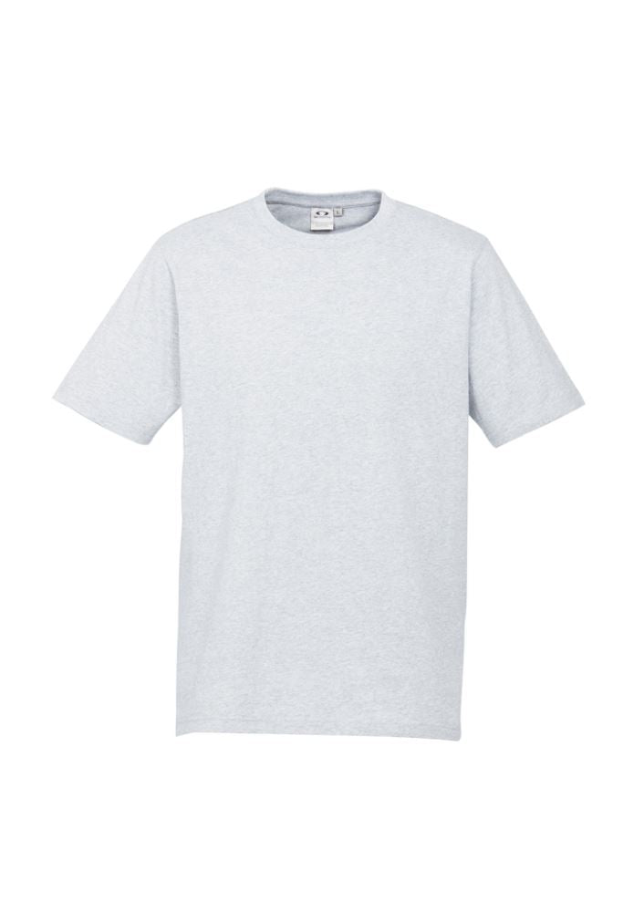 Kids Ice Tee in Snow Marle, Size 10, made from soft combed cotton, features a stylish design with durable construction for comfort.