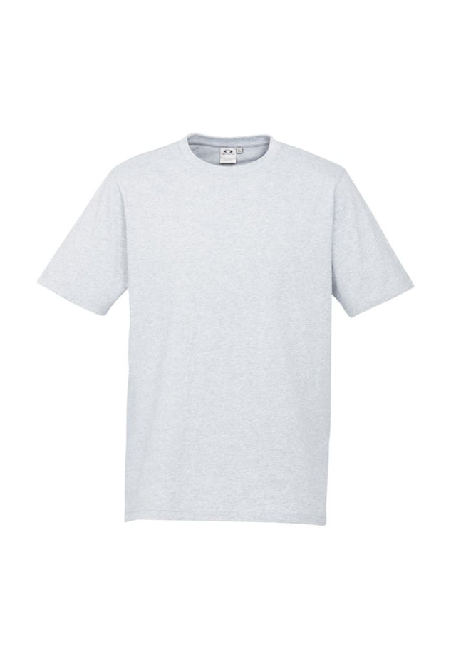 Kids Ice Tee in Snow Marle, Size 10, made from soft combed cotton, features a stylish design with durable construction for comfort.