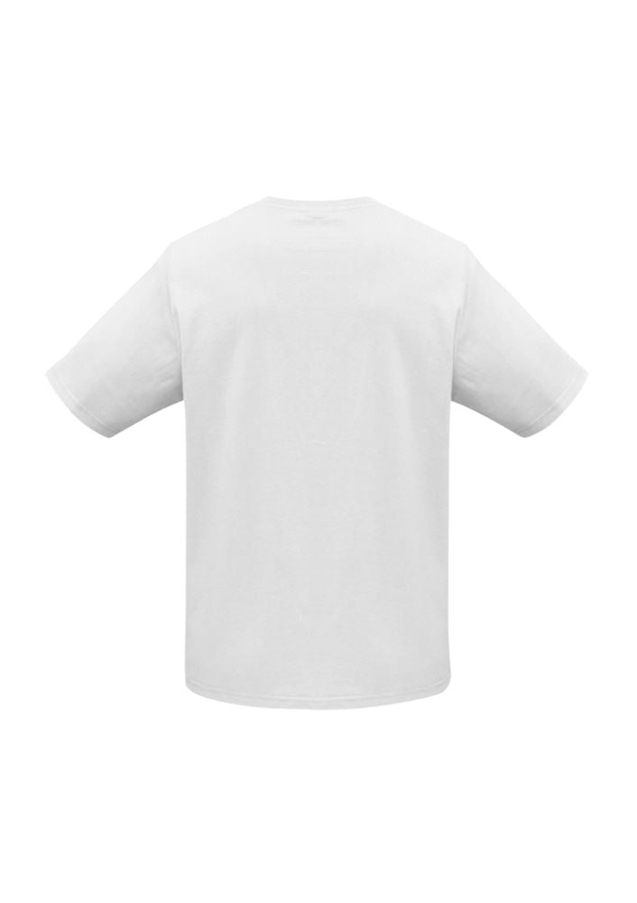 Men's Ice Tee in white, 5XL, featuring a ribbed neck, durable stitching, and lightweight cotton for comfort and style.