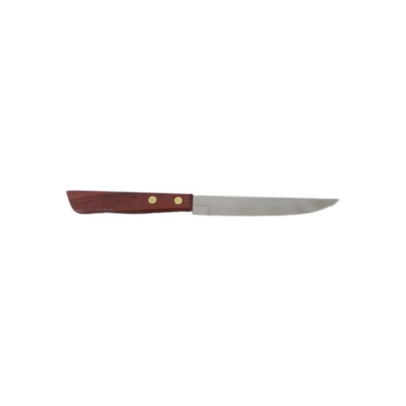 STEAK KNIFE - 20CM WOODEN HANDLE (Set of 12)