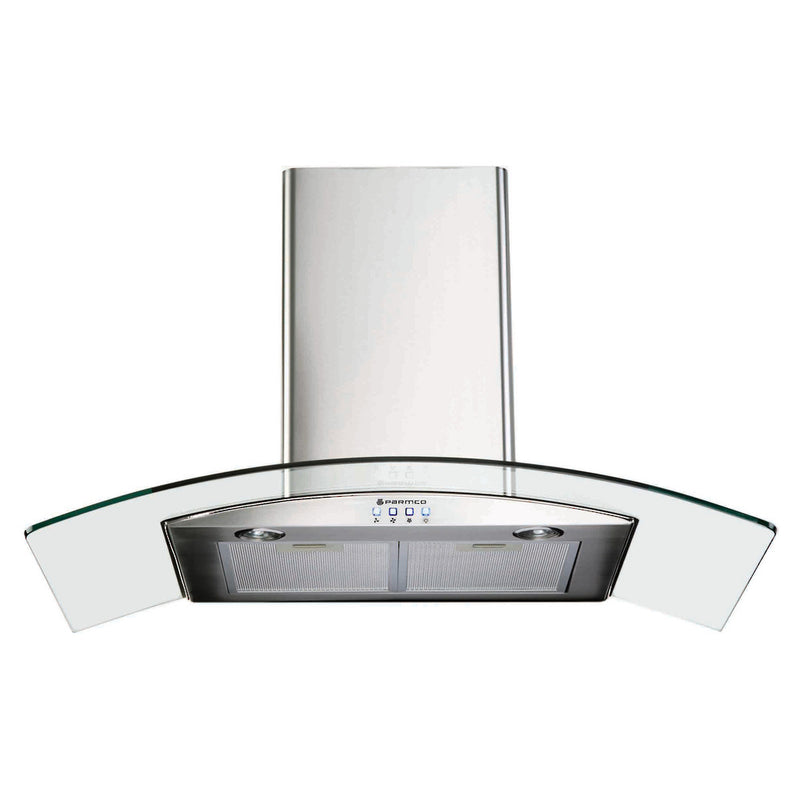 Parmco - Canopy - 900mm  - Curved Glass - LED