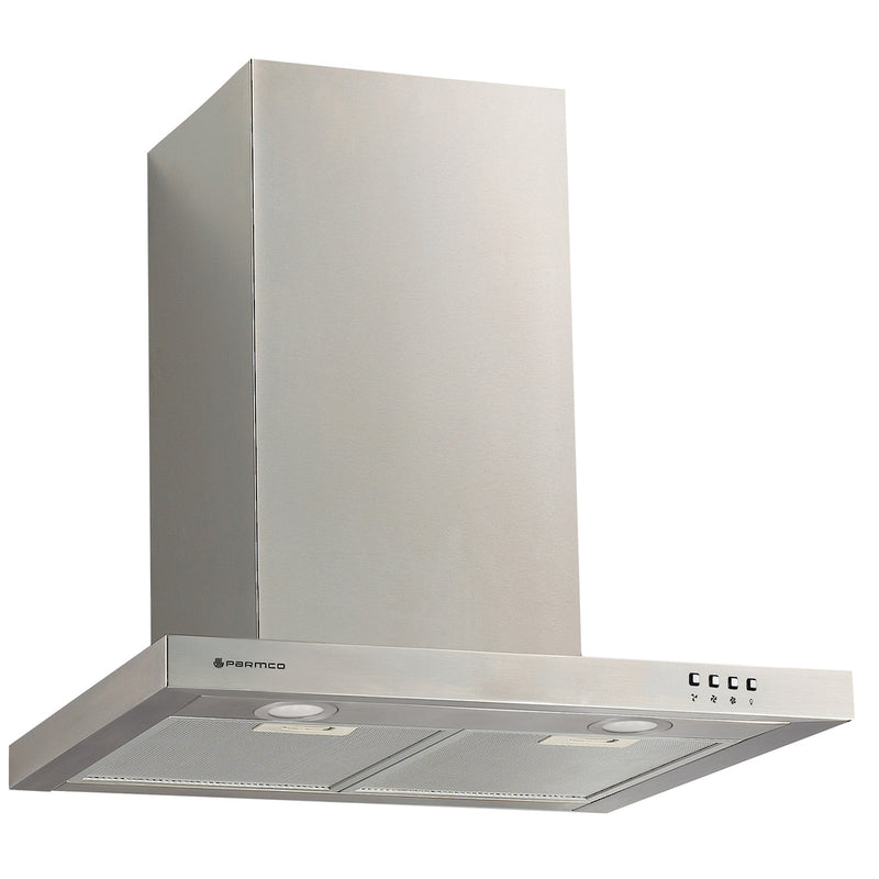 Parmco - Canopy - 600mm  - Slim Box - Stainless Steel - LED