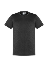 Men's Aero Tee in Black, 2XL, featuring breathable micro polyester, classic crew neck, and anti-shrink fabric for comfort.