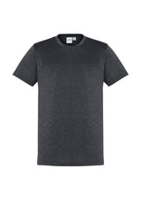 Men's Aero Tee in Charcoal, Size XL, featuring lightweight, breathable fabric with anti-shrink and anti-fade technology.