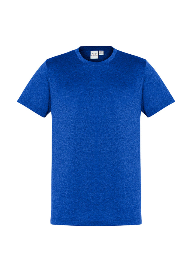 Men's Aero Tee in Electric Blue, size 3XL, lightweight, breathable, anti-shrink fabric for gym and casual wear.