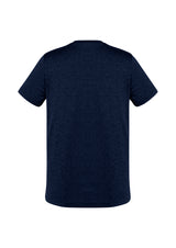 Men's Aero Tee in navy, size XS, featuring lightweight, soft fabric with a classic crew neck and modern athletic look.