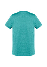 Men's Aero Tee in Teal, size L; features lightweight, breathable fabric, classic crew neck, and modern athletic style.
