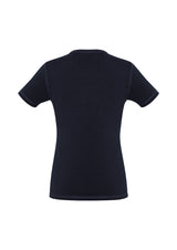 Ladies Vintage Tee in Ink, size 20, featuring a crew neck and stone-washed fabric for a chic and comfortable vintage look.