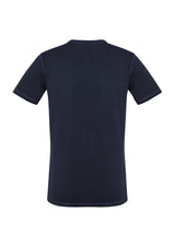 Men's Vintage Tee in Ink, size L, features a stone-washed finish, crew neck, and Henley placket for casual style.