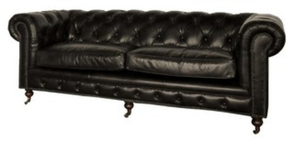 Sofa 3 Seater - Hampton Court Belon Black