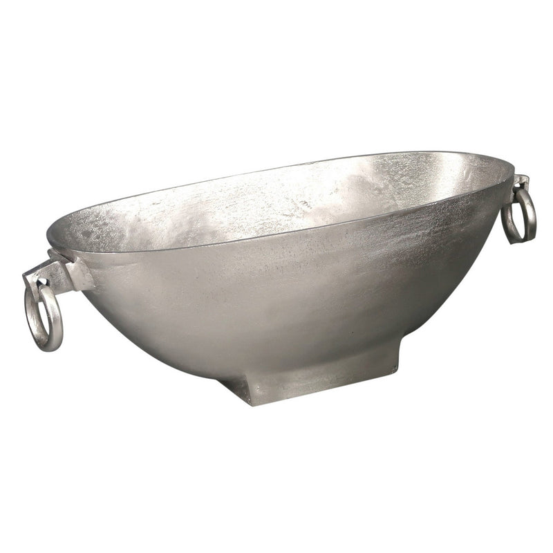 Oval Handle Bowl - Aluminium L (Silver)
