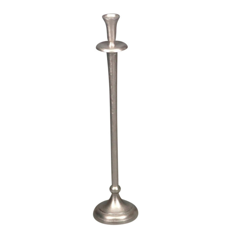 Round Candle Holder - Small (Aluminium Silver)