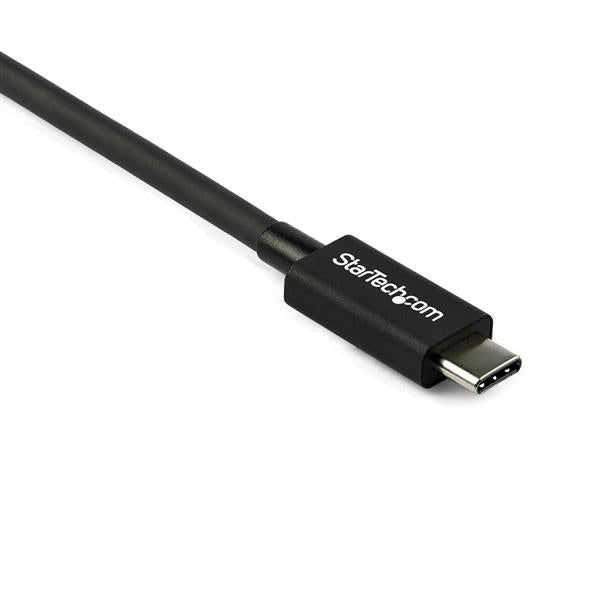 0.8m Thunderbolt 3 cable for 40Gbps data transfer, dual 4K video, and 100W power delivery, perfect for versatile device connectivity.