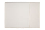 Californian King Sheet Set in creamy 100% cotton, 300 thread count, featuring deep pocket fitted sheet and elegant design.