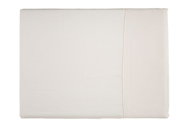 Californian King Sheet Set in creamy 100% cotton, 300 thread count, featuring deep pocket fitted sheet and elegant design.