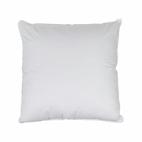 Euro Pillow with plush microfibre fill, 65x65 cm cotton cover, hypoallergenic, for luxurious and lasting comfort.