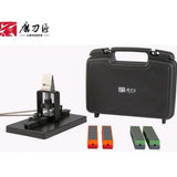 Diamond Fixed Angle Sharpening Jig with adjustable clamp, 4 diamond grit options, and portable storage for efficient knife sharpening.