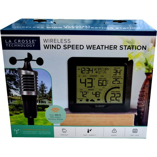 Indoor - Outdoor Digital Weather Station with Wind Speed