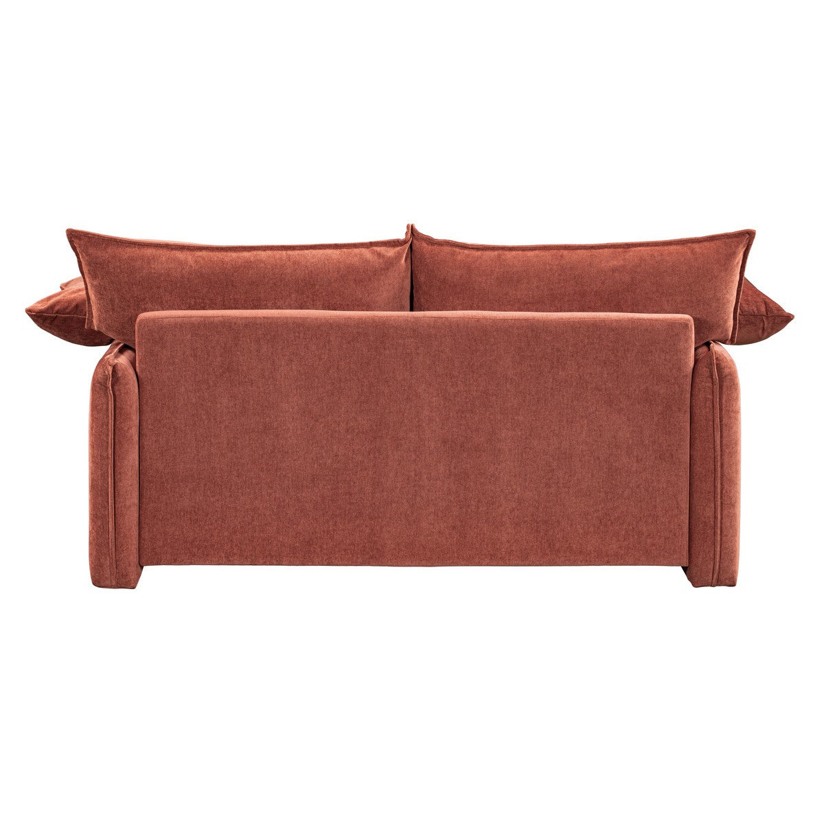 Fernsby Lux 2 Seater Sofa in Paprika, featuring stylish design, soft upholstery, and plush pillows for ultimate comfort.