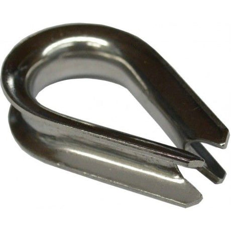 Stainless steel thimble S234 (8mm x 53mm) for durable, corrosion-resistant rigging and connection solutions.