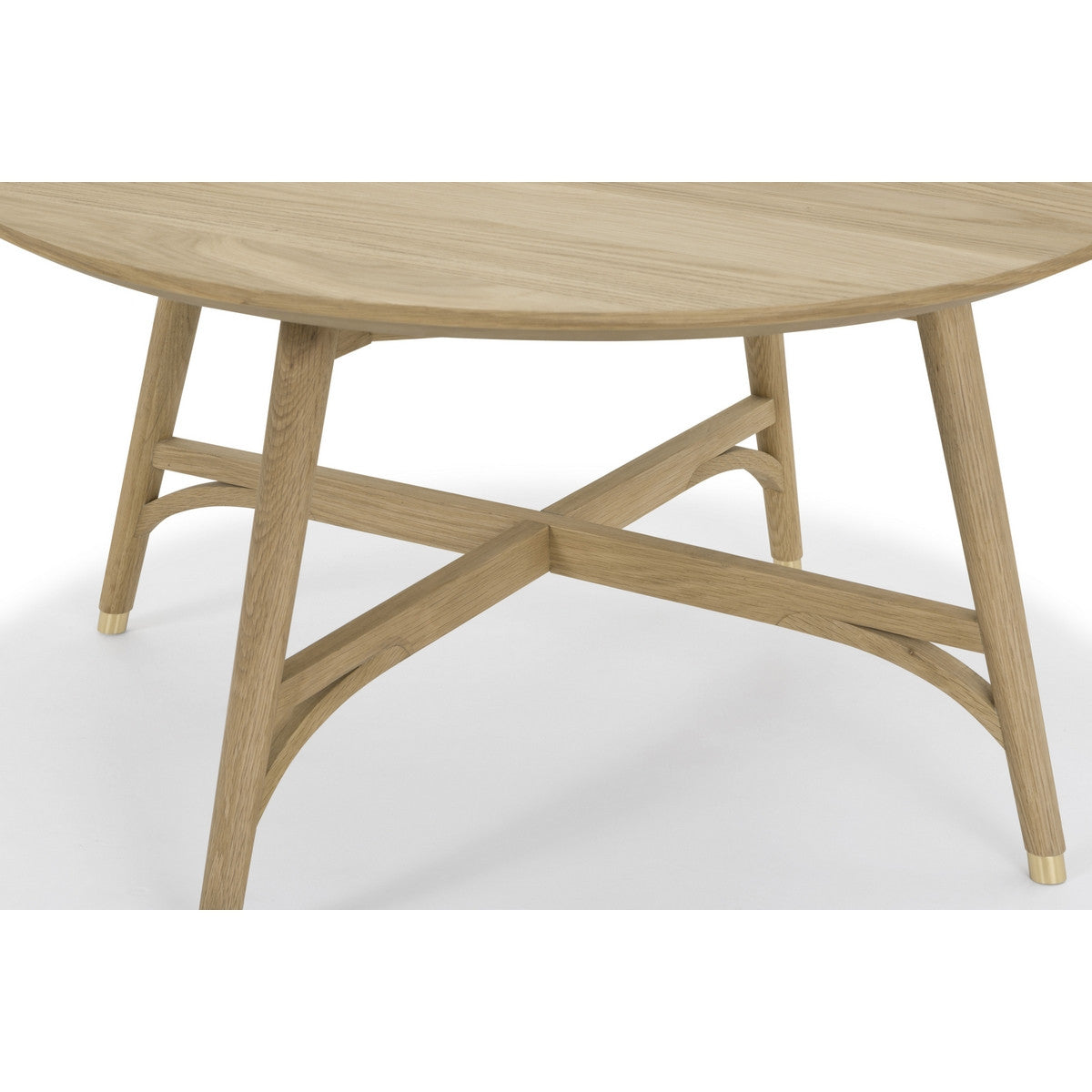 Nordic Oak Coffee Table, 80cm, features clean lines, rich grain, and timeless design, perfect for any living space.