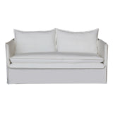 Elegant 2-seat Courtenay Cloud sofa in neutral upholstery, perfect for cozy modern living spaces and ultimate comfort.