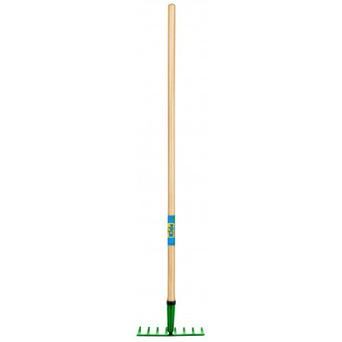 KIDS RAKE - Truper Steel with Long Ash Handle (1020mm)