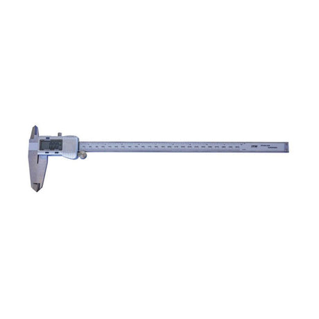 ITM Digital Caliper Stainless Steel 0-300mm with large LCD, precise measurements, and durable case for professionals and DIY enthusiasts.