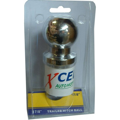 Chrome 1-7/8" trailer coupling towball with 2000kg capacity, featuring durable design and corrosion-resistant finish.