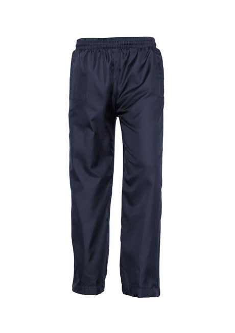 Navy adults track pants from Biz Collection, lightweight, showerproof, with elastic waist and multiple pockets for outdoor wear.