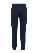 Kids' Neo Pant in Navy, Size 10, featuring soft fabric, adjustable waistband, zippered pockets, and stylish slim leg design.