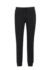 Kids Neo Pant in Navy, size 14, featuring a relaxed waistband, zippered pockets, and a slim leg design for stylish comfort.