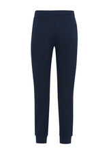 Kids Neo Pant in Navy, size 14, features a soft waistband, zippered pockets, and a modern slim leg design.