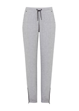 Ladies Neo Pant in Grey Marle, size S, featuring a soft fabric, ergonomic fit, and sleek design with side pockets.