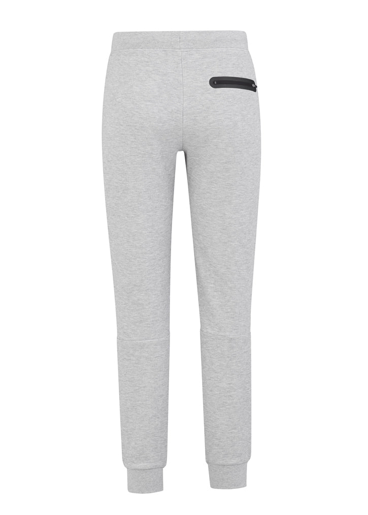Men's Neo Pant in Grey Marle, size M, featuring a relaxed fit, soft fabric, and open pockets for casual comfort.