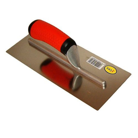 SS KEMA Plasterers Trowel with stainless steel blade, 11 x 4-1/2 inches, designed for smooth plaster application and control.