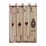 Set of 4 vintage-inspired book storage boxes, crafted from silk fabric and MDF, ideal for stylish home organization.