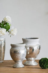 UMA Ceramic Vase, 23.5cm tall, elegant design perfect for showcasing flowers or as a stylish standalone decor piece.