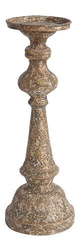 Sleek 44.5cm iron candle holder, perfect for adding elegance and ambiance to any room with pillar candles.