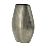 Aluminium vase, 31cm tall, modern design for fresh or dried flowers, perfect for enhancing home decor.